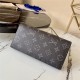 Louis Vuitton BRAZZA WALLET Monogram Eclipse High