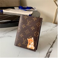 Louis Vuitton PASSPORT COVER Monogram Puppy High