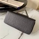 Louis Vuitton ZIPPY WALLET VERTICAL Taurillon Black High