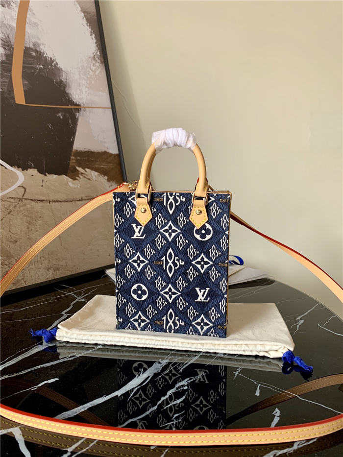 Louis Vuitton SINCE 1854 PETIT SAC PLAT Blue High