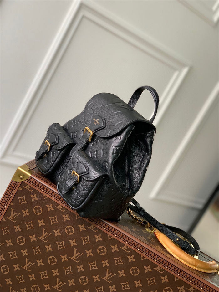 Louis Vuitton Backup backpack Monogram Empreinte embossed grained cowhide leather M47072 High