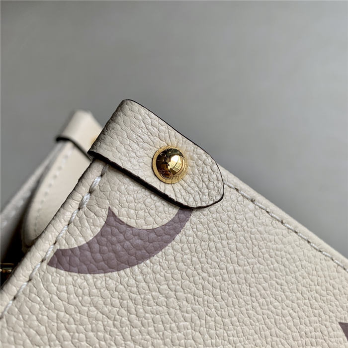 Louis Vuitton ONTHEGO PM Monogram Empreinte Cream/Bois High