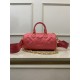 Louis Vuitton PAPILLON BB Quilted and embroidered smooth calf leather Dragon Fruit Pink M59826 High