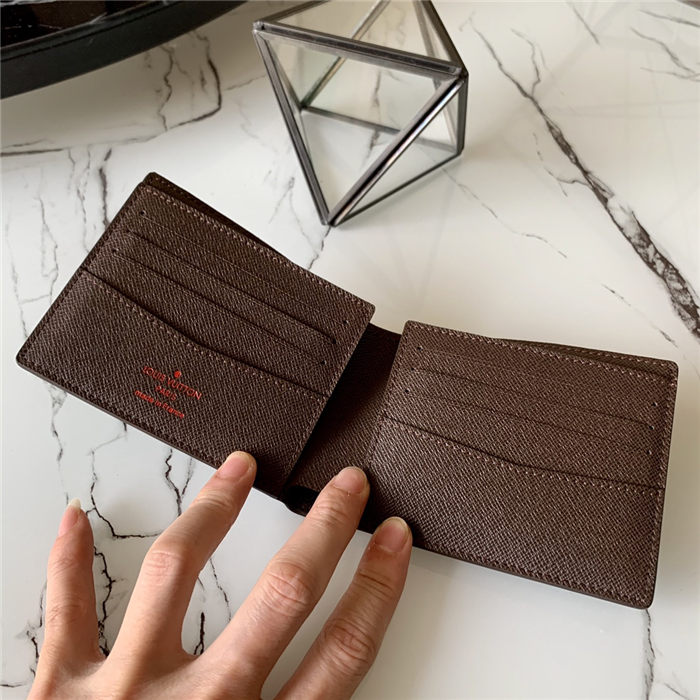 Louis Vuitton SLENDER WALLET Damier Ebene High