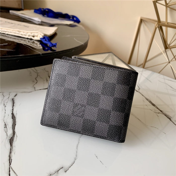 Louis Vuitton SLENDER WALLET Damier Graphite High