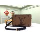 Louis Vuitton DOUBLE ZIP POCHETTE Monogram High