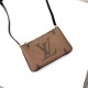 Louis Vuitton DOUBLE ZIP POCHETTE Monogram High