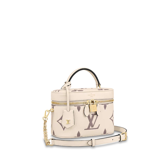 Louis Vuitton VANITY PM Cream/Bois de Rose Pink High