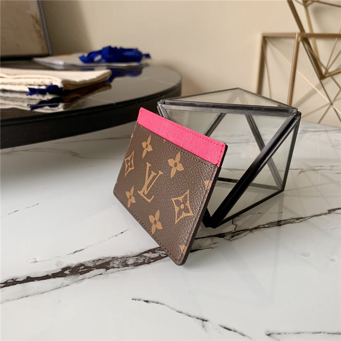 Louis Vuitton CARD HOLDER Monogram Fuchsia High