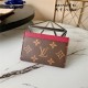 Louis Vuitton CARD HOLDER Monogram PP-Red High