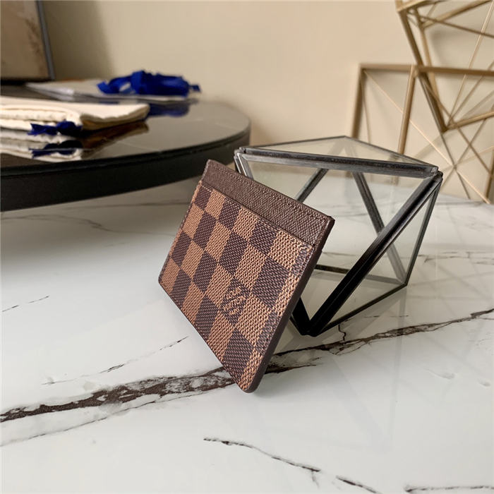 Louis Vuitton CARD HOLDER Damier Ebene High