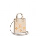 Louis Vuitton PETIT SAC PLAT Monogram Empreinte Cream / Saffron High