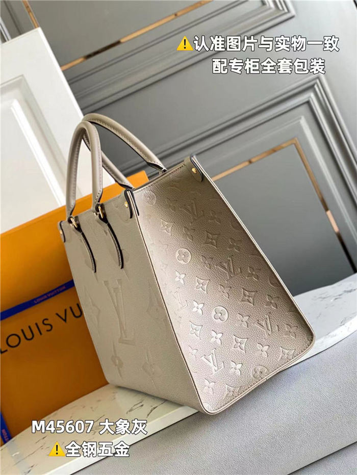 Louis Vuitton ONTHEGO MM Monogram Empreinte Grey High