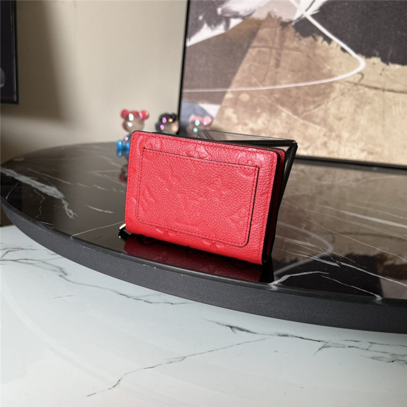 Louis Vuitton CLÉA WALLET Monogram Empreinte M80152 Red High