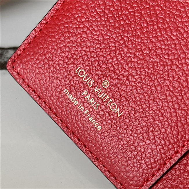 Louis Vuitton CLÉA WALLET Monogram Empreinte M80152 Red High