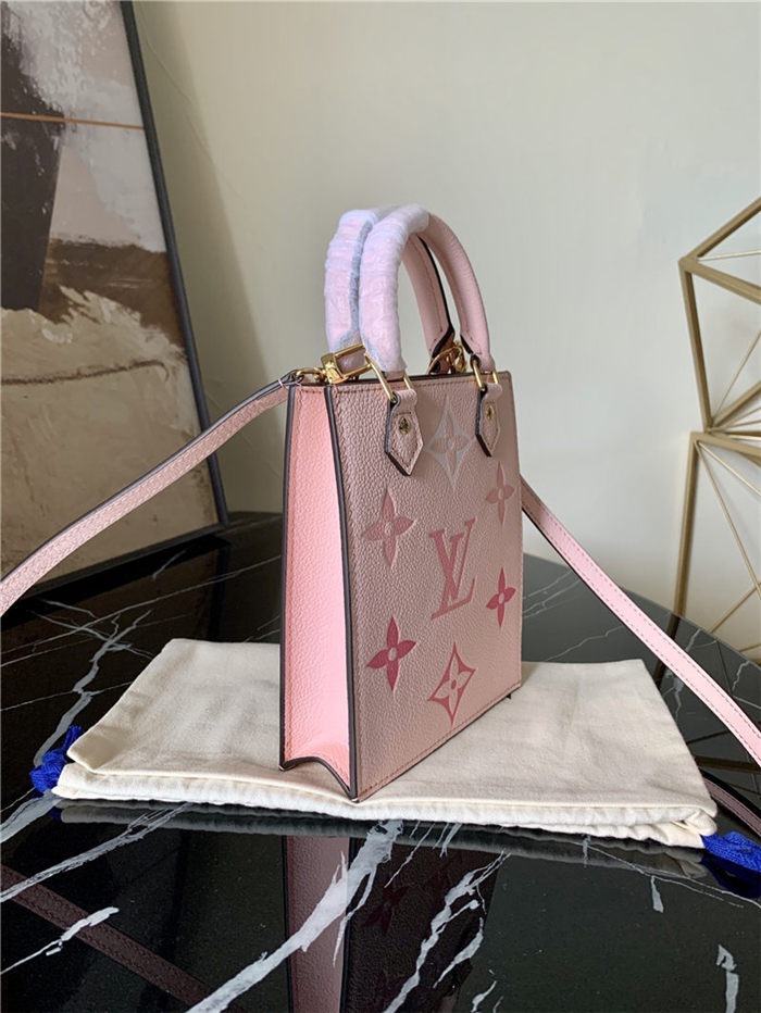 Louis Vuitton PETIT SAC PLAT Monogram Empreinte Pink High