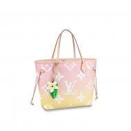 Louis Vuitton NEVERFULL MM Monogram Giant Pink High