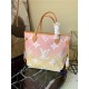 Louis Vuitton NEVERFULL MM Monogram Giant Pink High