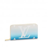 Louis Vuitton ZIPPY WALLET Gradie Monogram Blue High