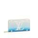 Louis Vuitton ZIPPY WALLET Gradie Monogram Blue High