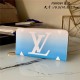 Louis Vuitton ZIPPY WALLET Gradie Monogram Blue High