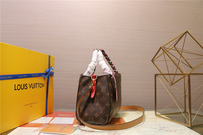 Louis Vuitton Montaigne BB Bag With Braided Handle Monogram M44671