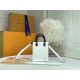 Louis Vuitton PETIT SAC PLAT Epi White M69441 Mid