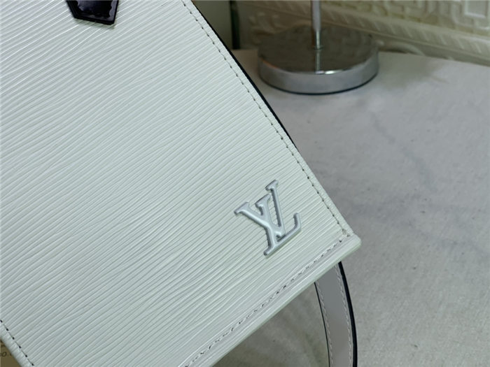 Louis Vuitton PETIT SAC PLAT Epi White M69441 Mid