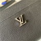 Louis Vuitton ZIPPY WALLET LOCKME Calf leather Black M62622 High