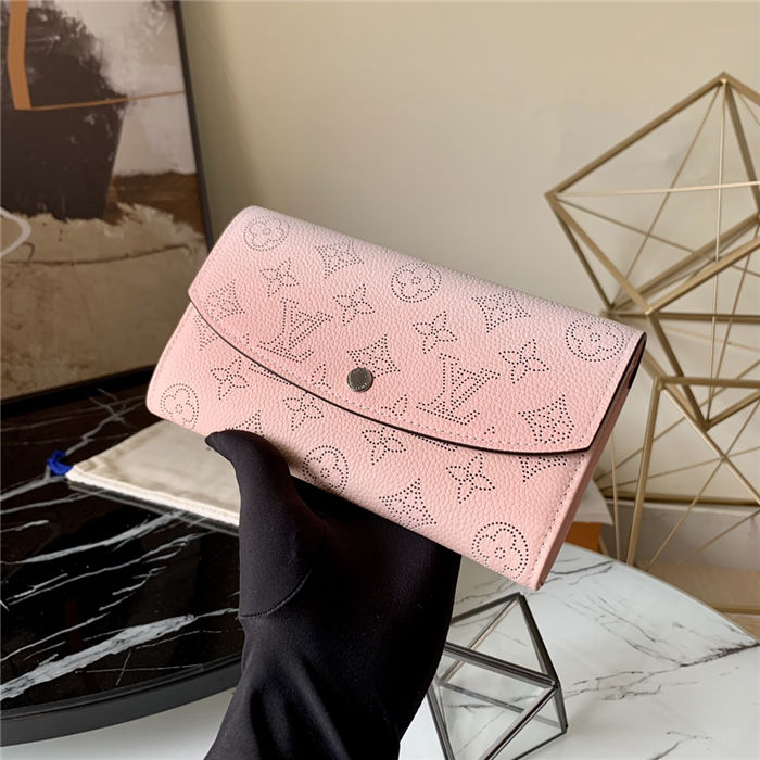 Louis Vuitton Iris Wallet Mahina Gradient Pink M60143 High