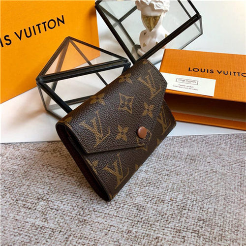 Louis Vuitton VICTORINE WALLET Monogram M41938 Coffee High