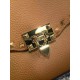 SMALL ROCKSTUD GRAINY CALFSKIN CROSSBODY BAG Camel High