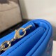 Louis Vuitton POCHETTE COUSSIN Monogram-embossed lambskin Blue/Red M80743 High