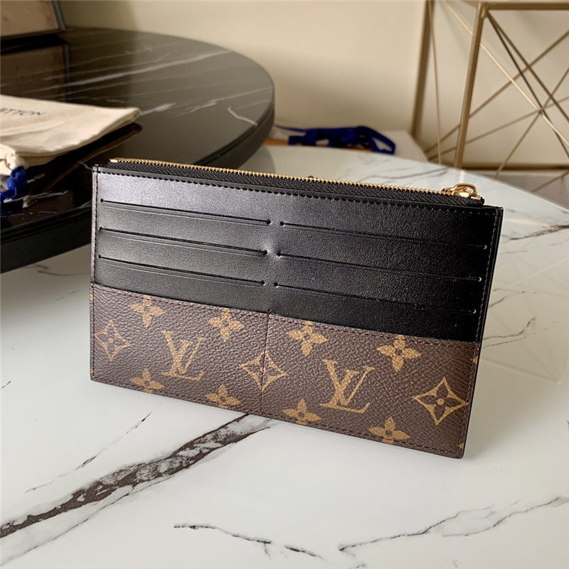 Louis Vuitton SLIM PURSE Monogram Black M80348 High