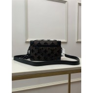 Louis Vuitton Mini Soft Trunk Embroidered Monogram Tuffetage Noir coated canvas M68970 High