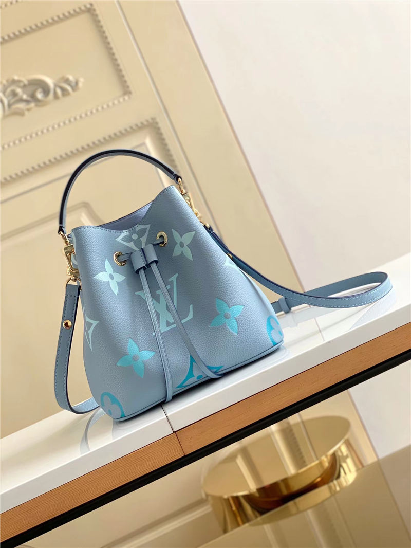 Louis Vuitton NÉONOÉ BB Monogram Empreinte Summer Blue M45709 High