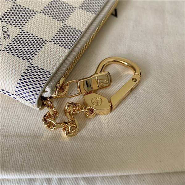 Louis Vuitton KEY POUCH Damier Azur N62659 High