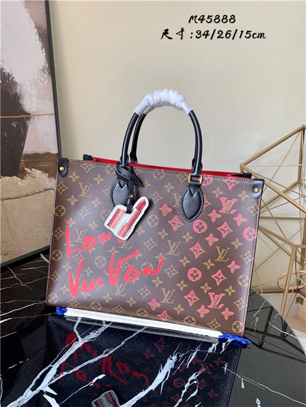 Louis Vuitton ONTHEGO MM Monogram Love Print M45888 High