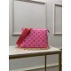 Louis Vuitton COUSSIN PM Monogram-embossed puffy lambskin Pink/Purple M58626 High