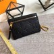 Louis Vuitton KEY POUCH Monogram Empreinte Black M60633 High