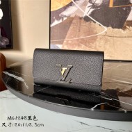 Louis Vuitton CAPUCINES WALLET Taurillon Leather M61248 High