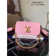 Louis Vuitton LOCKME TENDER Grained calf leather Rosewater Pink M58555 High