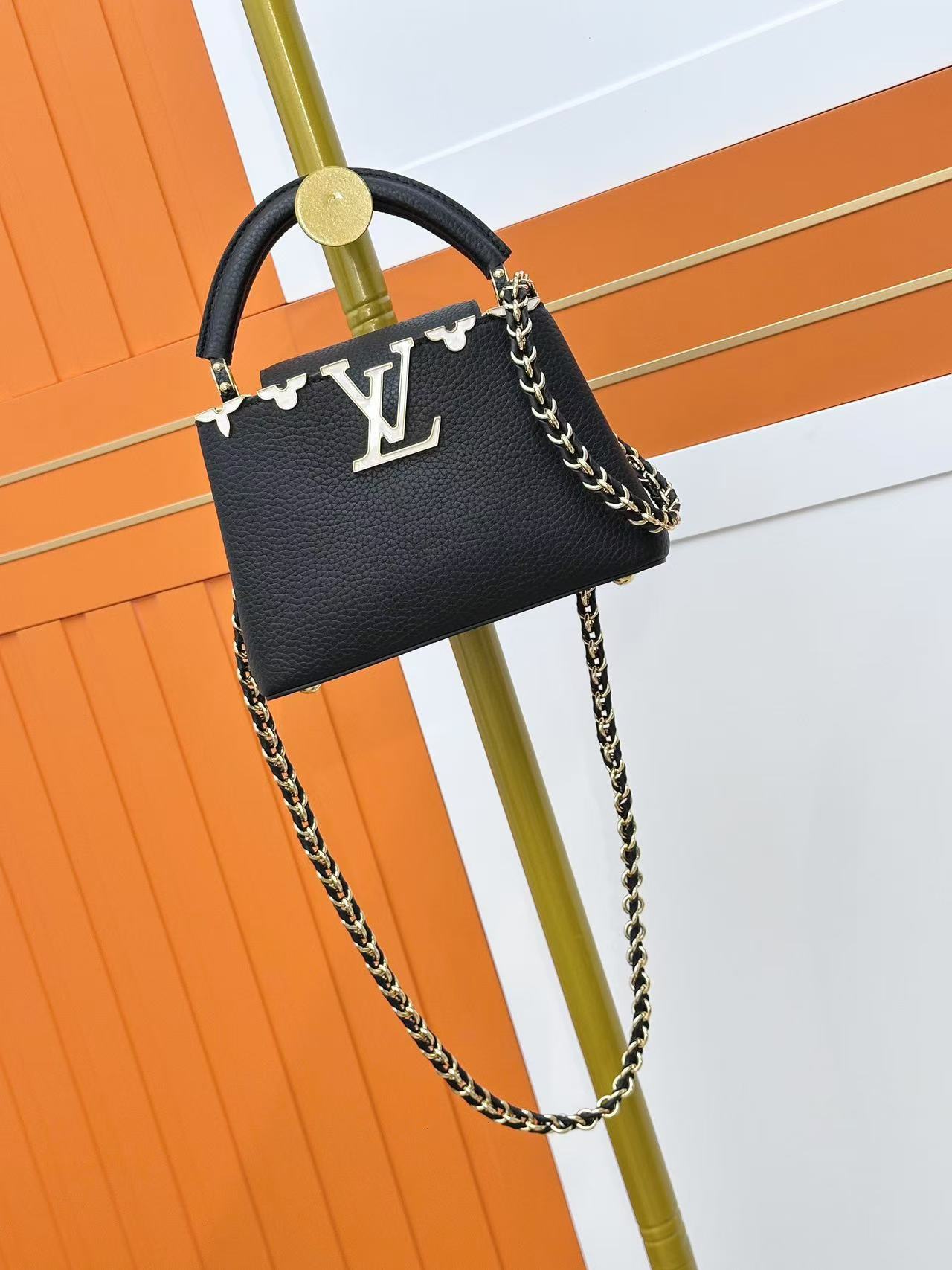 Louis Vuitton CAPUCINES MINI Taurillon M25398 High