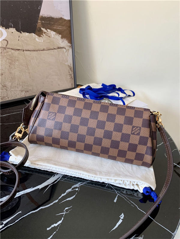 Louis Vuitton Eva Clutch Bag Damier Ebene N55213 High