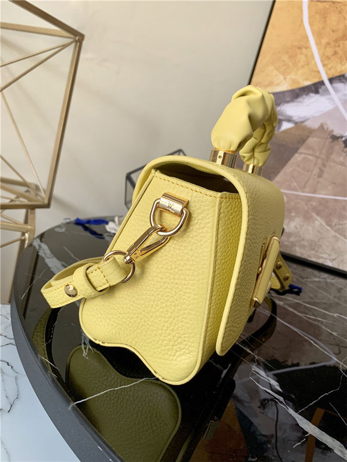 Louis Vuitton TWIST PM Taurillon leather and smooth calfskin Yellow M58571 High