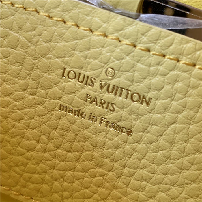 Louis Vuitton TWIST PM Taurillon leather and smooth calfskin Yellow M58571 High