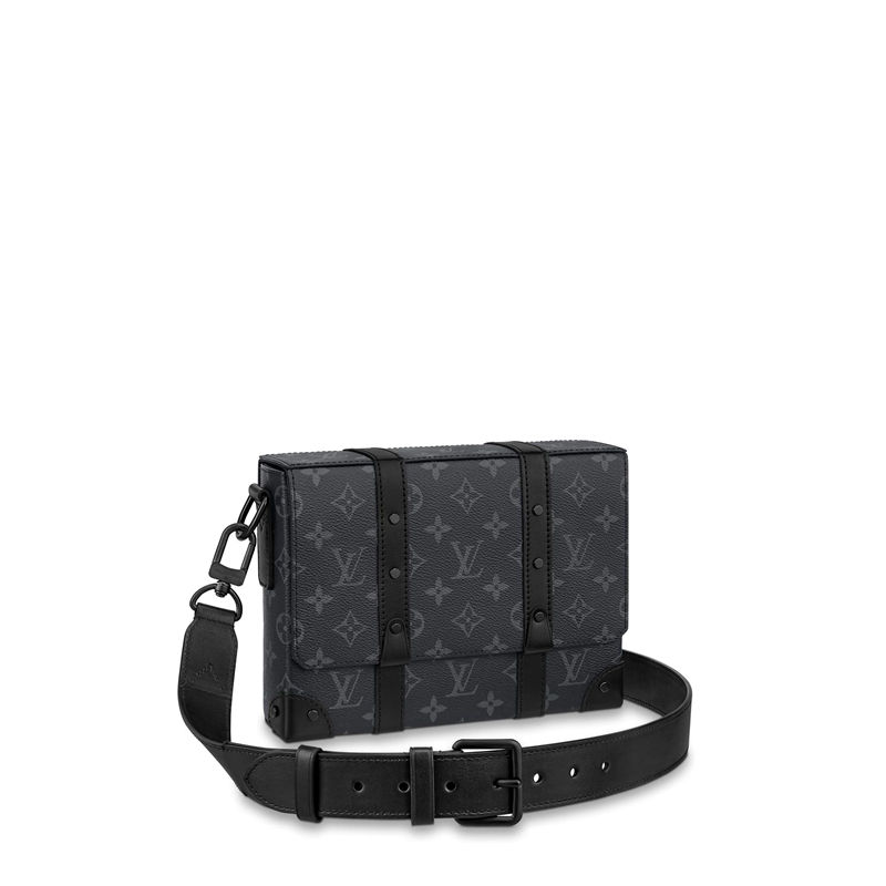 Louis Vuitton TRUNK MESSENGER Monogram Eclipse coated canvas M45727 High