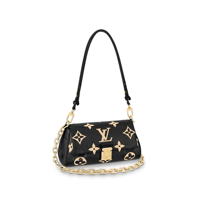 Louis Vuitton FAVORITE Monogram Empreinte Black/Beige M45859 High