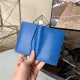 Louis Vuitton POCKET ORGANIZER Epi Leather Blue M80767 High