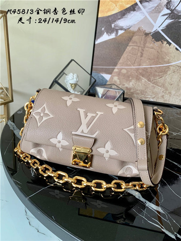 Louis Vuitton FAVORITE Monogram Empreinte Dove/Cream M45836 High